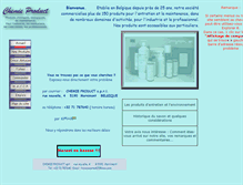 Tablet Screenshot of chemieproduct.com